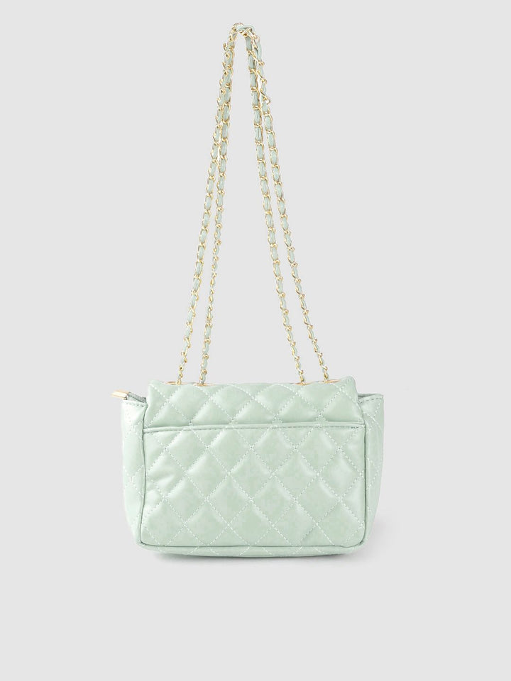 Lino Perros Green Quilted Shoulder Bag