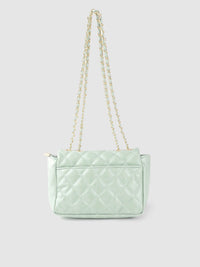 Lino Perros Green Quilted Shoulder Bag
