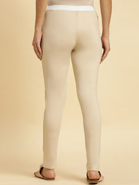 W Women Slim Fit Mid-Rise Plain Trousers