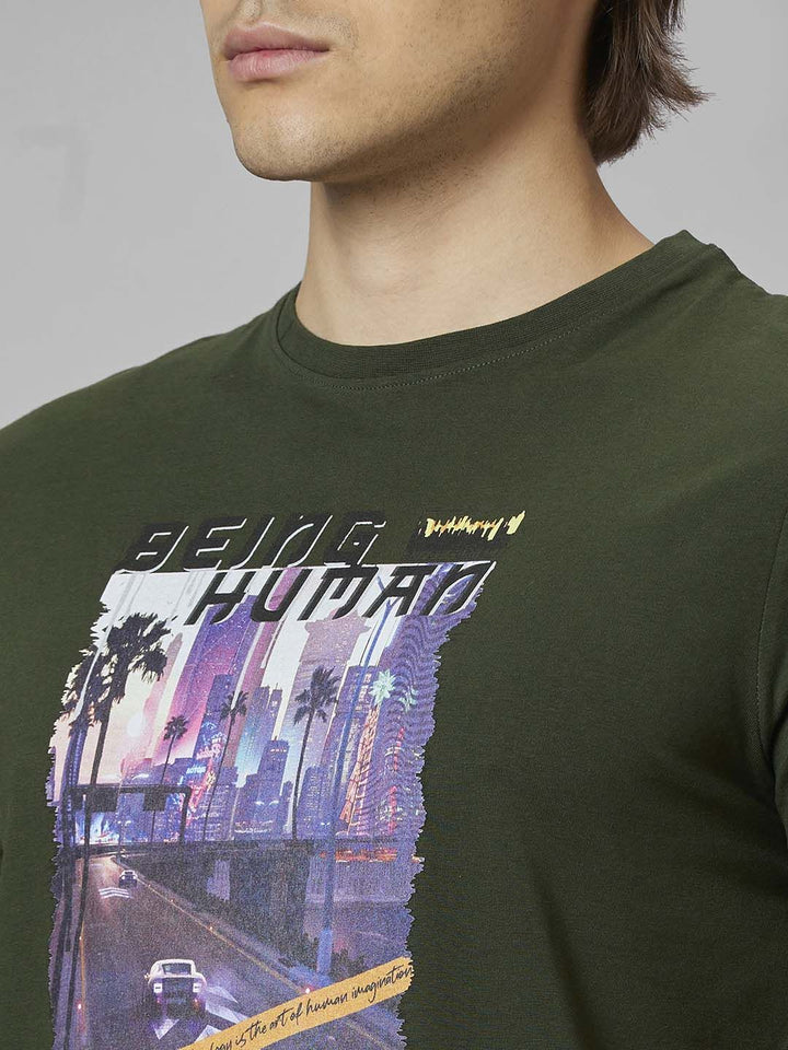 Being Human Printed T-shirt