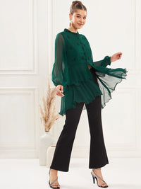 Antheaa Embellished Top & Trouser
