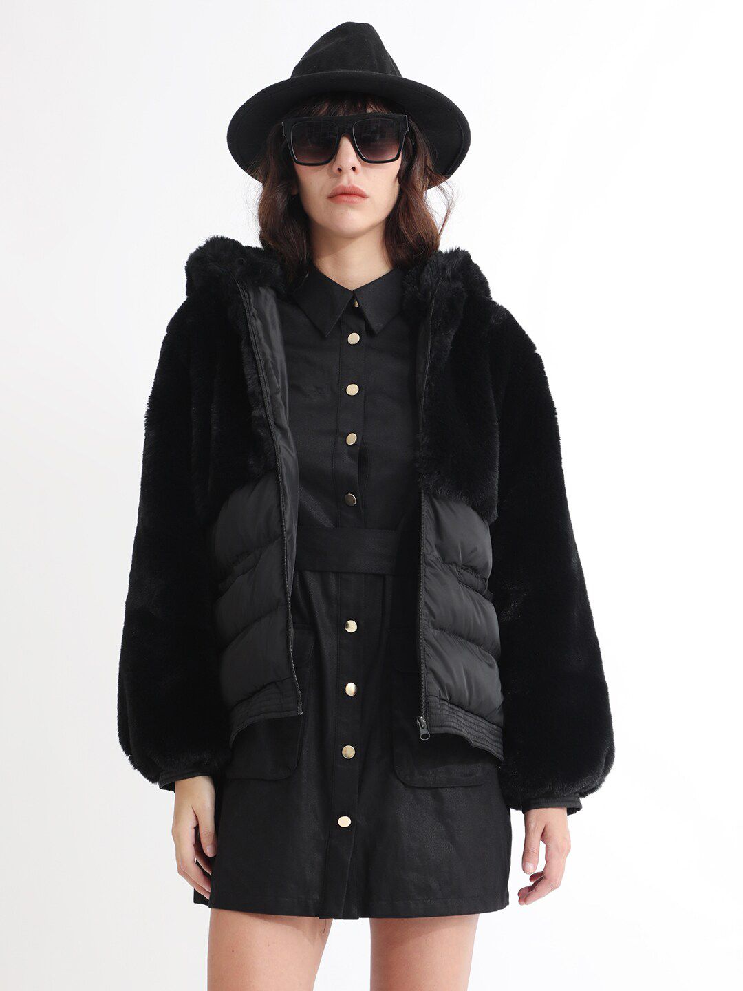 RAREISM Pure Cotton Formal Shirt Dress