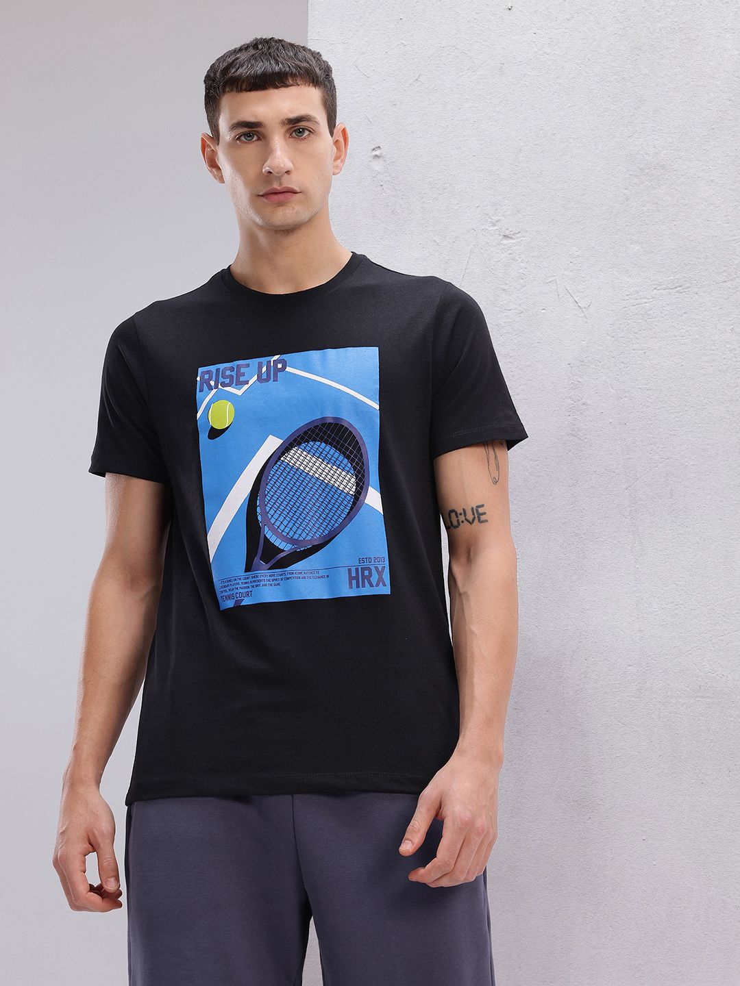 HRX by Hrithik Roshan Printed Lifestyle T-shirt