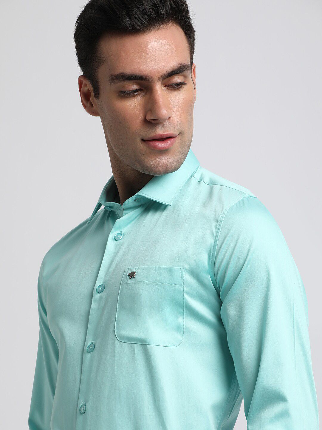 THE BEAR HOUSE Slim Fit Pure Cotton Formal Shirt