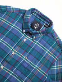 THE BEAR HOUSE Tartan Checked Slim Fit Pure Cotton Casual Shirt