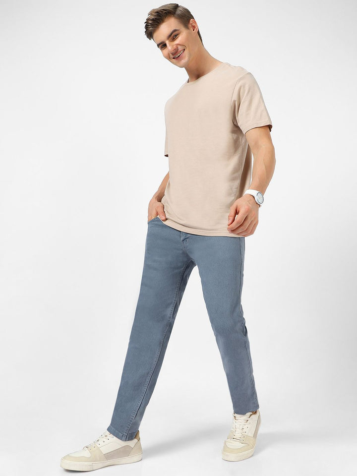 Urbano Fashion Men Grey Slim Fit Stretchable Jeans