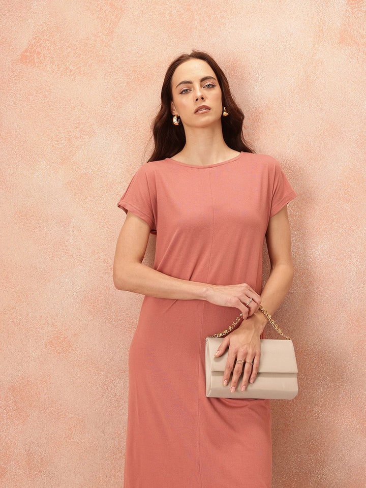 all about you T-shirt Midi Dress