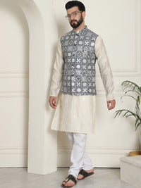 SOJANYA Jaket Nehru Sulam Lelaki