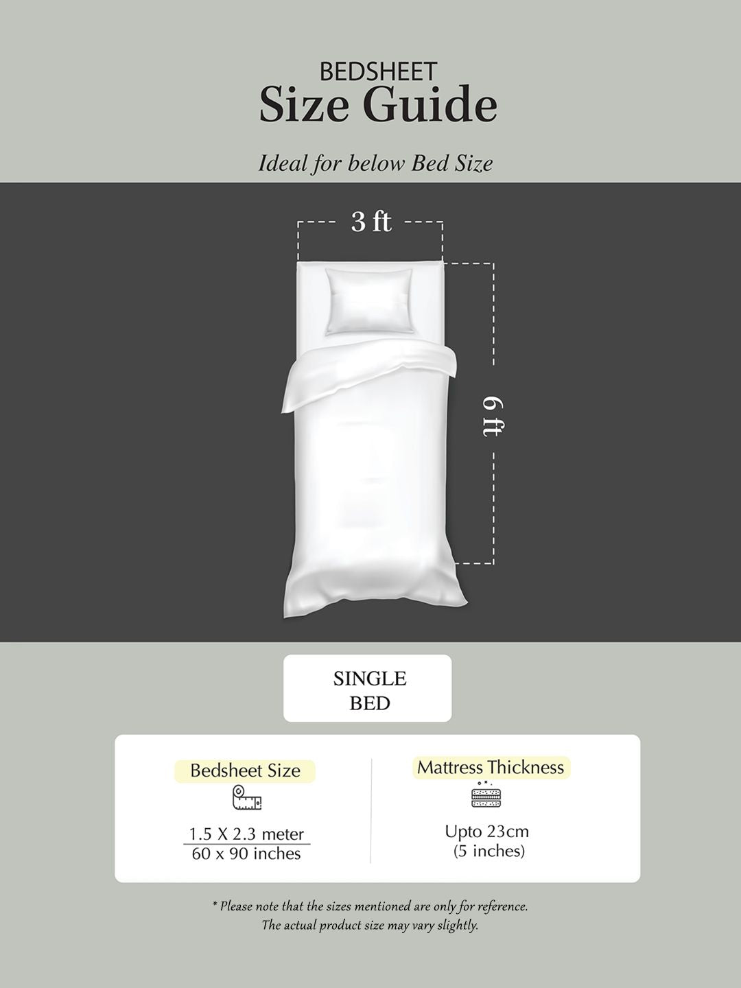 Story@home Mustard & White Floral 186 TC Pure Cotton Single Bedsheet With 1 Pillow Covers