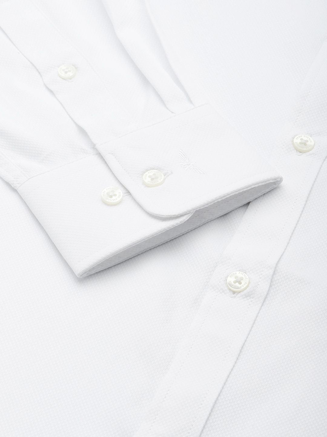 Park Avenue Slim Fit Textured Formal Shirt