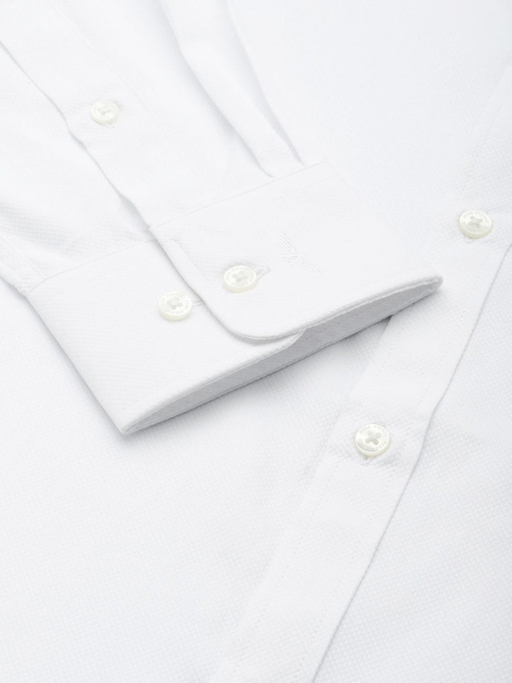 Park Avenue Slim Fit Textured Formal Shirt