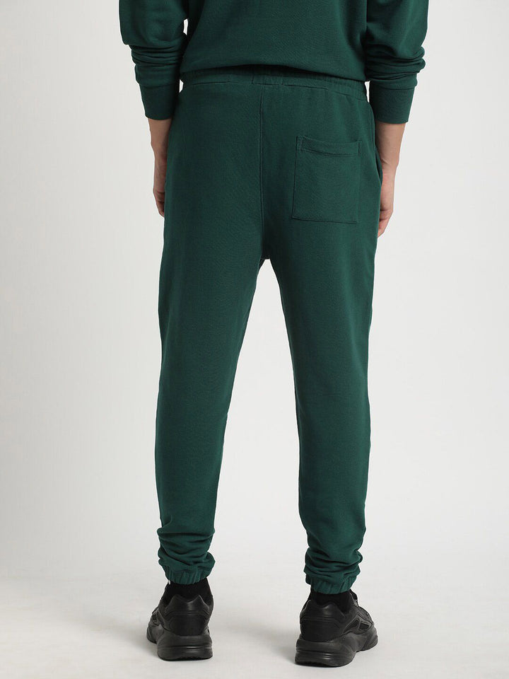 THE BEAR HOUSE Men Slim-Fit Pure Cotton Joggers