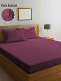 KLOTTHE Striped 300 TC Dilengkapi Cadar Katil Super King dengan 2 Sarung Bantal