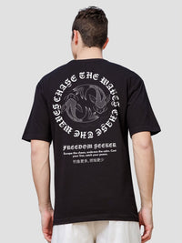 ADRO Men Typography Printed T-shirt