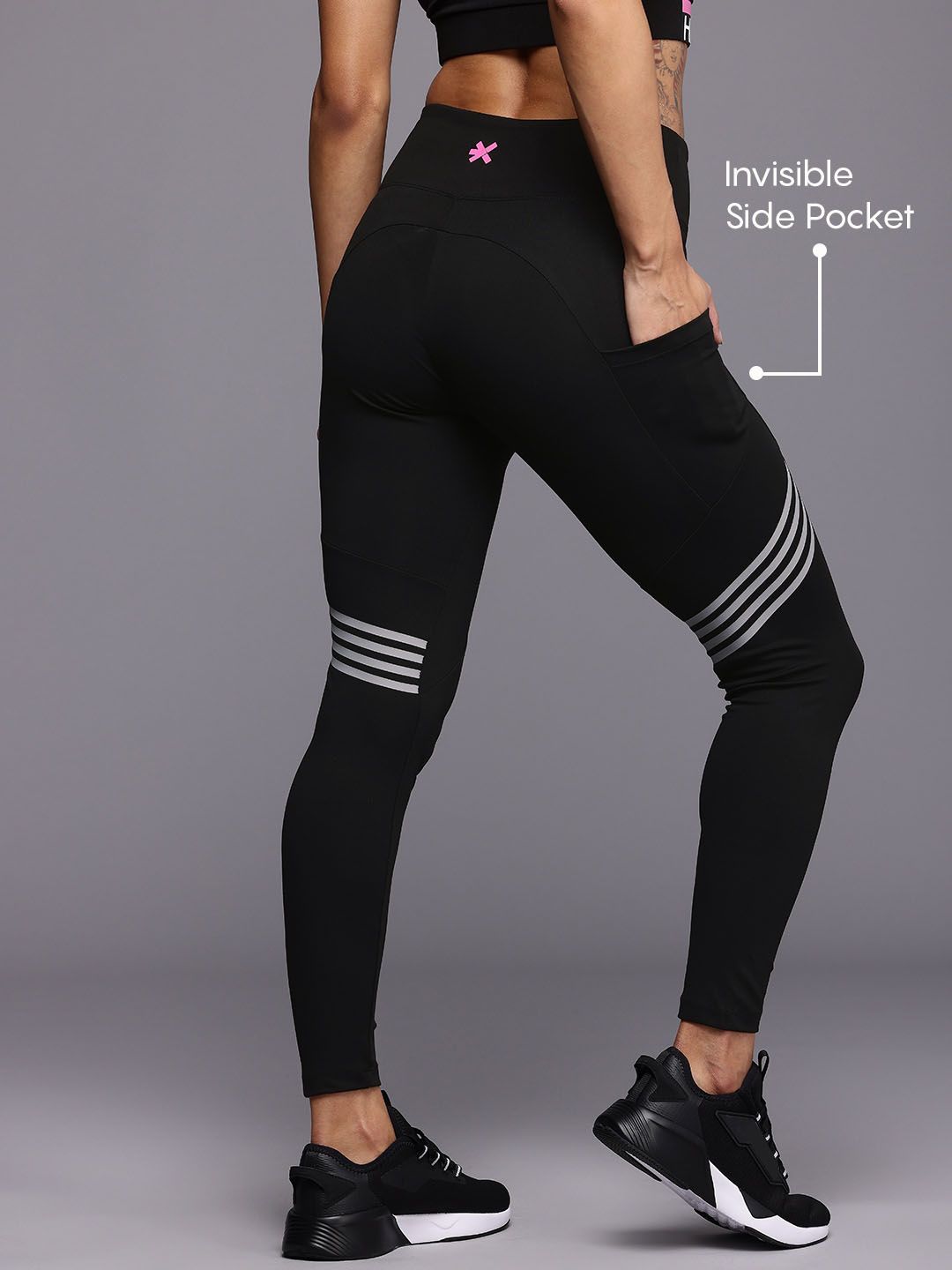 HRX by Hrithik Roshan Women Rapid Dry High Rise Slim Fit  Training Tights