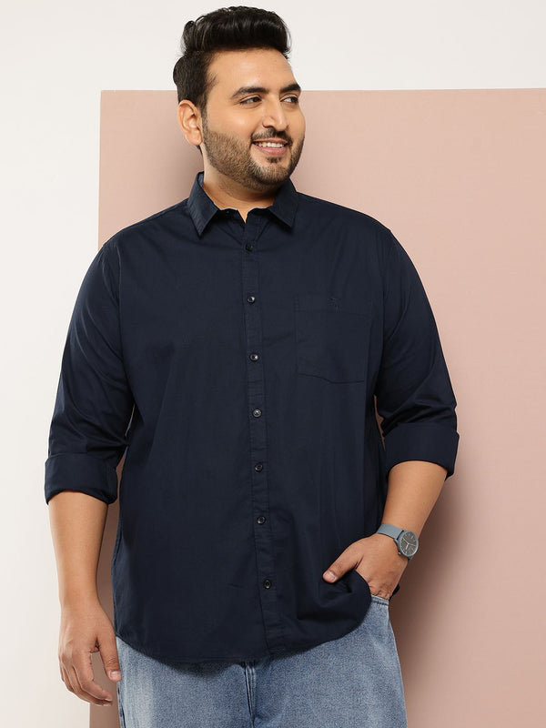 Thomas Scott Plus Size Regular Fit Button Down Collar Shirt