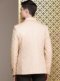 House of Pataudi Single-Breasted Sequinned Blazers