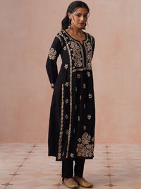 House of Chikankari Women Embroidered Thread Work Kurta