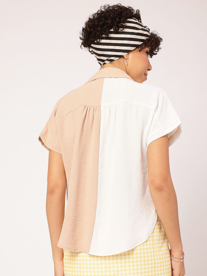 DressBerry Colourblocked Casual Shirt