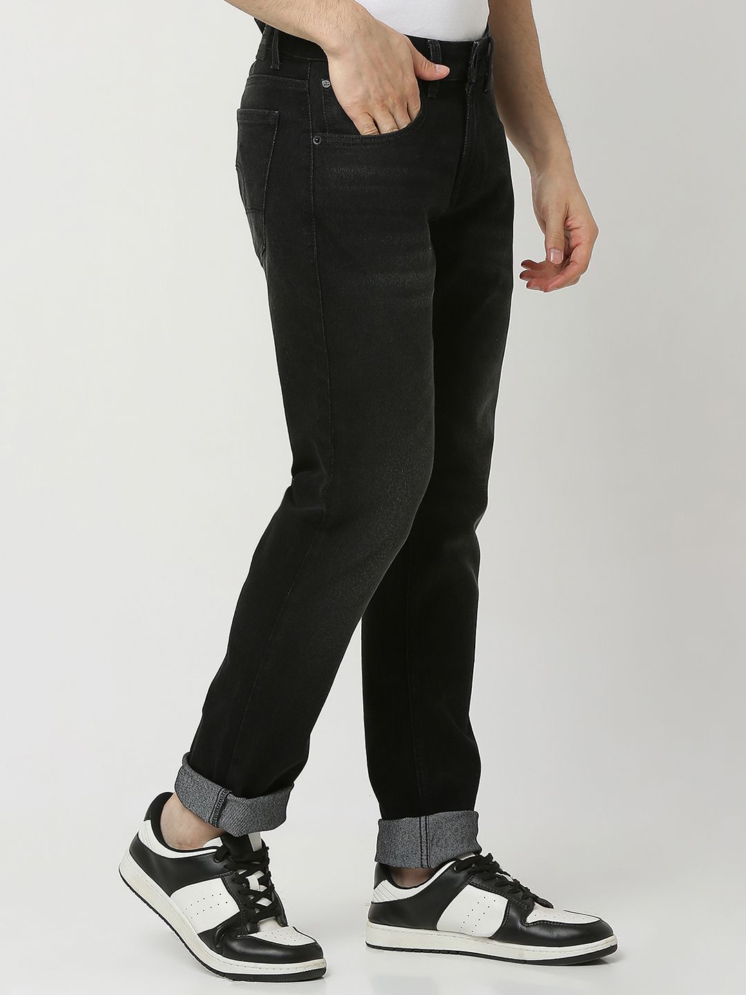 SPYKAR Slim Fit Low-Rise Light Fade Stretchable Jeans
