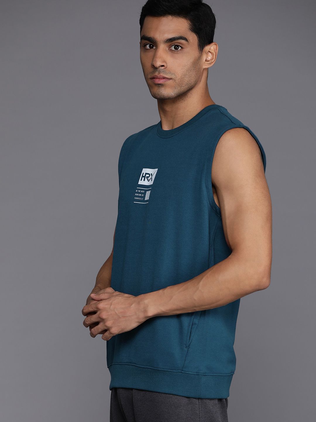 HRX by Hrithik Roshan Lifestyle Printed Sweatshirt