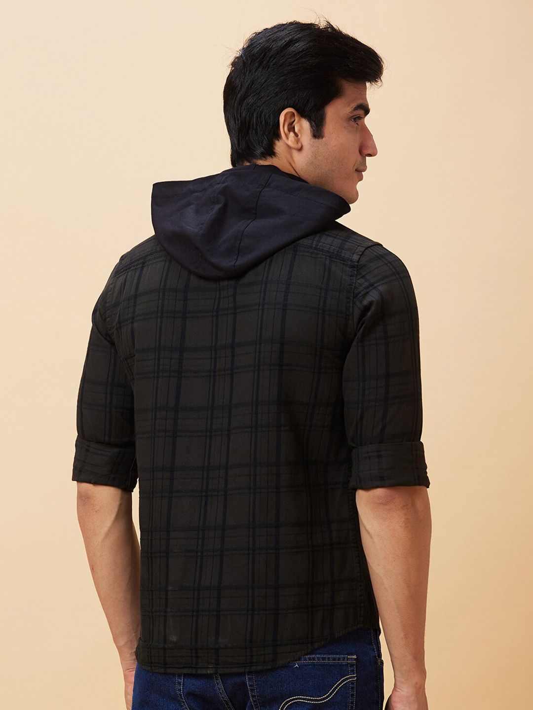 Being Human Slim Fit Tartan Checked Casual Shirt