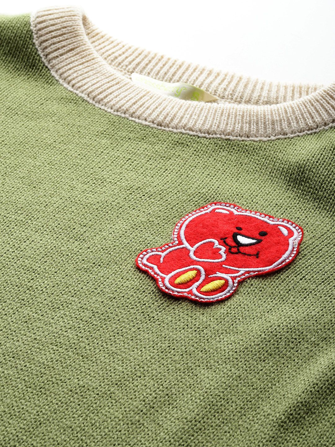 DressBerry Acrylic Applique Detail Pullover