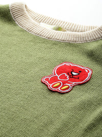 DressBerry Acrylic Applique Detail Pullover