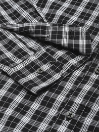 Raymond Pure Cotton Slim Fit Checked Casual Shirt