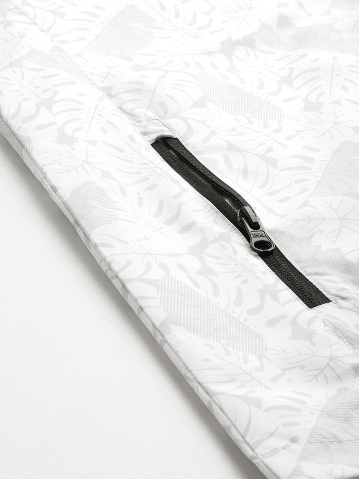 Monte Carlo Men Floral Print Hooded Tailored Jacket