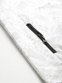 Monte Carlo Men Floral Print Hooded Tailored Jacket