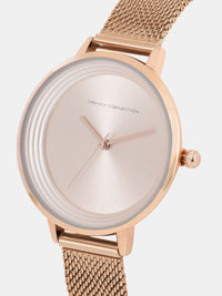 French Connection Women Rose Gold-Toned Analogue Watch FCN0001F