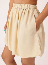 DressBerry Women Charming Gathered A-Line Mini Skirt