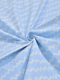 Myntra Elegant Homes Blue 300 TC Single Bedsheet with 1 Pillow Covers
