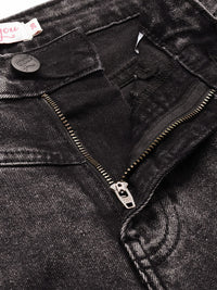 all about you Women Mom Fit High-Rise Heavy Fade Stretchable Jeans