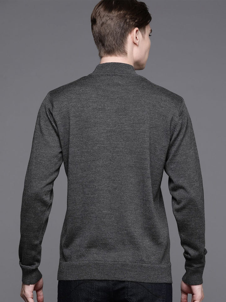 Raymond Men Solid High Neck Pullover