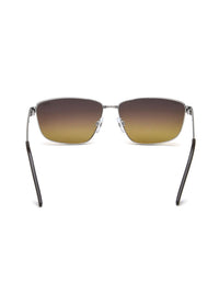 IDEE Men Rectangle Sunglasses with Polarised and UV Protected Lens IDS3098C4PSG