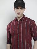 The Indian Garage Co Men Striped Casual Shirt