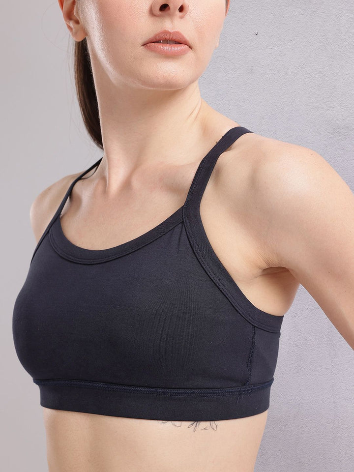 HRX by Hrithik Roshan Removable Padding Full Coverage Yoga Bra HR_SS25_W_BA_KY050_03_A