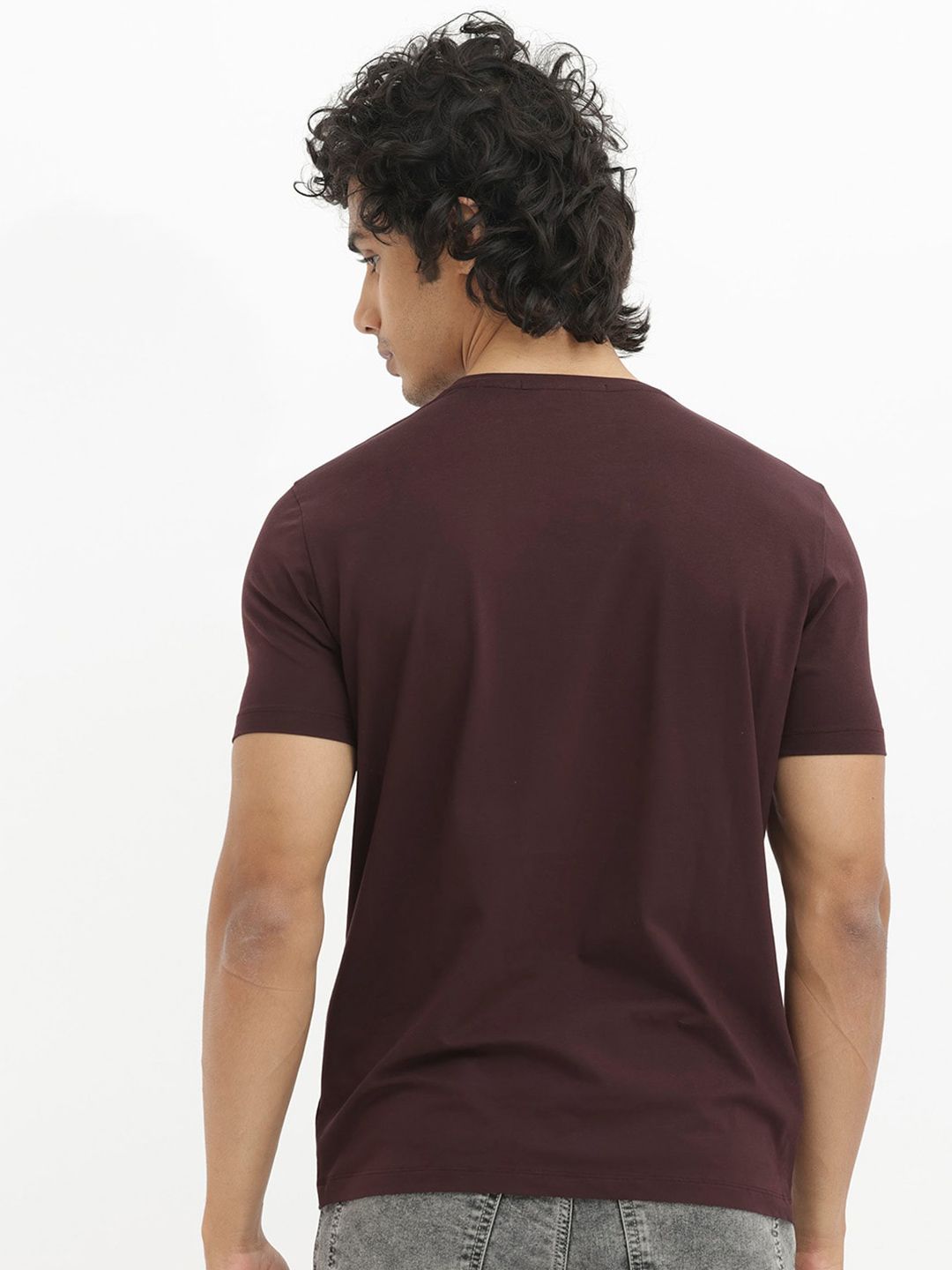 RARE RABBIT Men Arbor Regular Fit Graphic Printed Round Neck Cotton T-Shirt