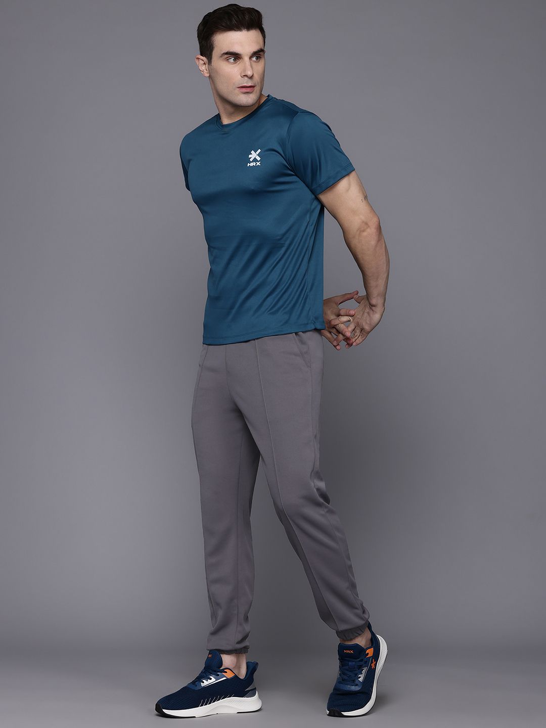 HRX by Hrithik Roshan Men Mid-Rise Rapid-Dry Training Joggers