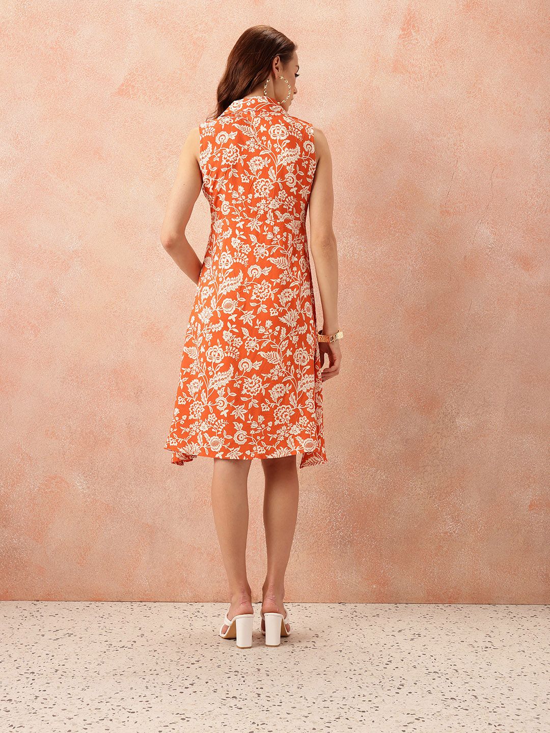 all about you Floral Print Shirt Dress