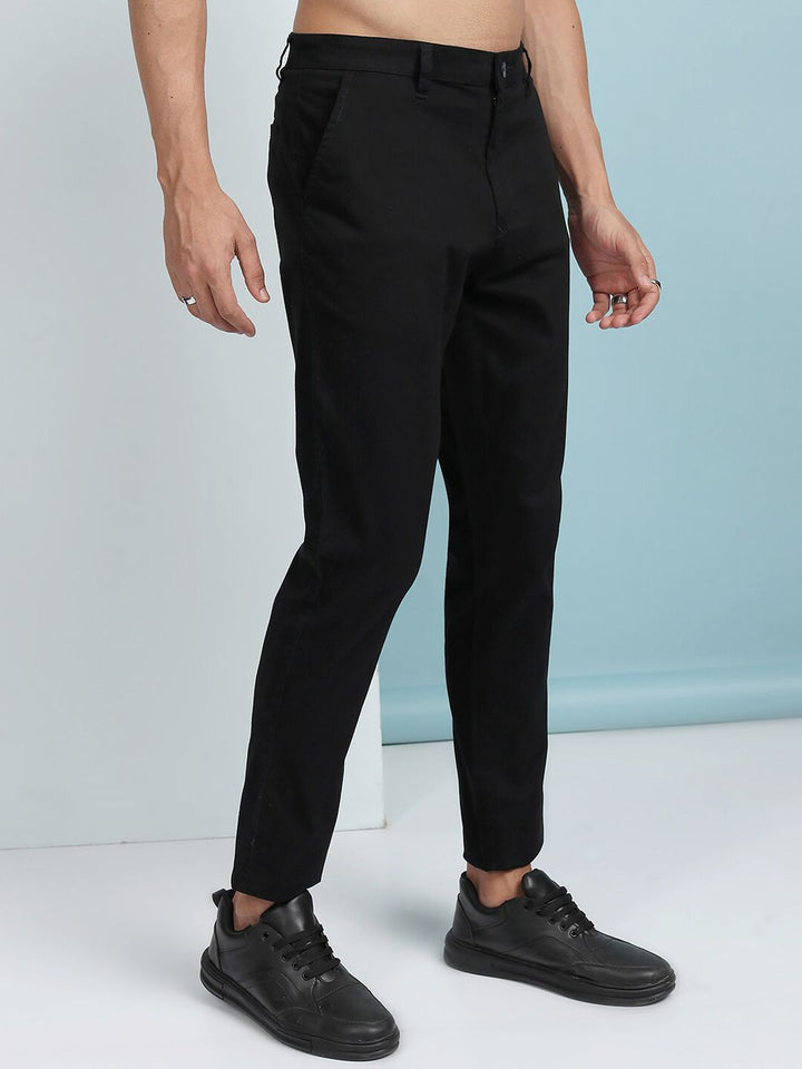 HIGHLANDER Men Soft Feel Twill Chino Trousers