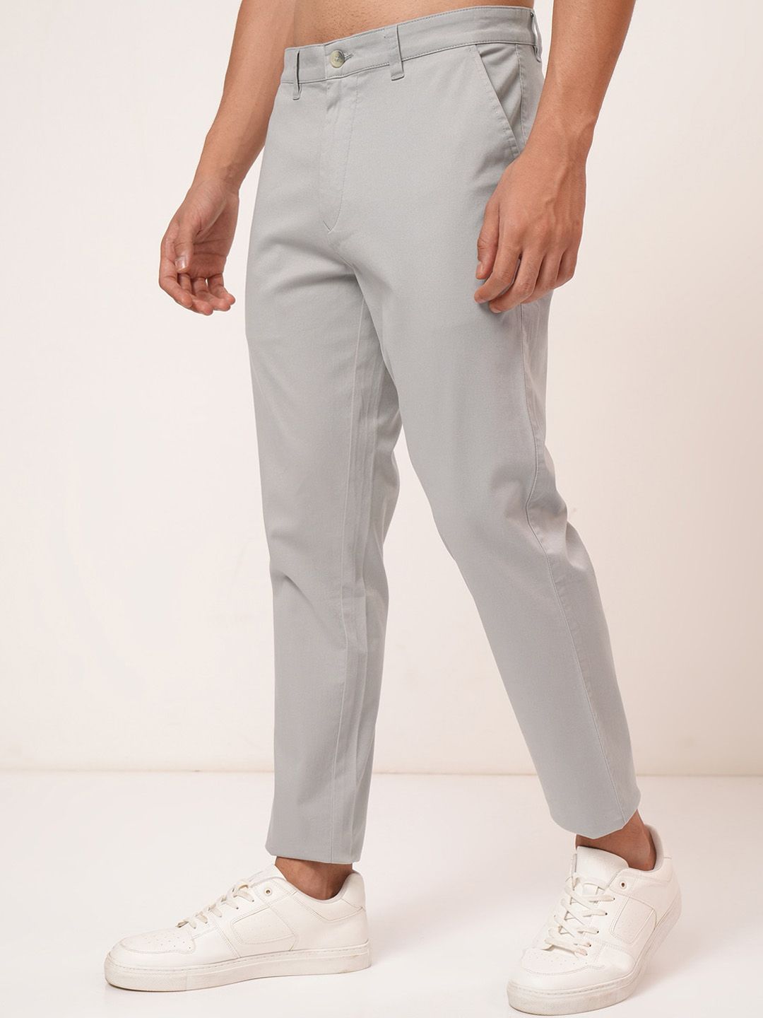 HIGHLANDER Men Soft Feel Twill Chino Trousers