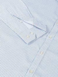 Thomas Scott Classic Slim Fit Micro Ditsy Printed Cotton Formal Shirt