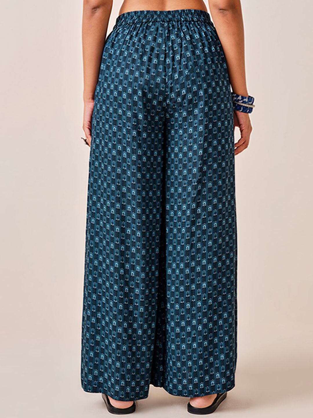Global Desi Women Loose Fit High rise Trousers