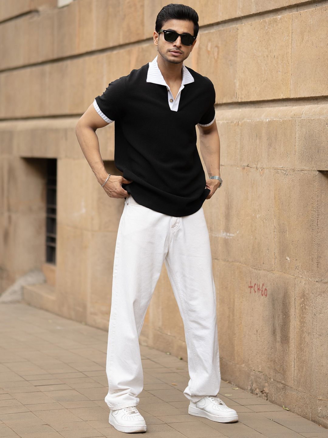 Powerlook Men Polo Collar T-shirt