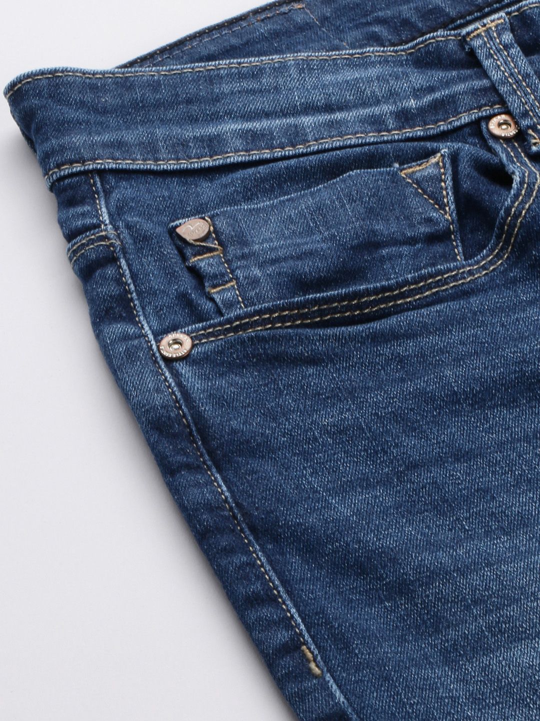 SPYKAR Men Kano Slim Fit Heavy Fade Stretchable Jeans