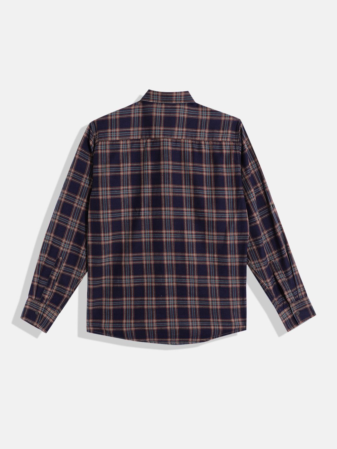 Monte Carlo Boys Tartan Opaque Checked Casual Smart Fit Shirt