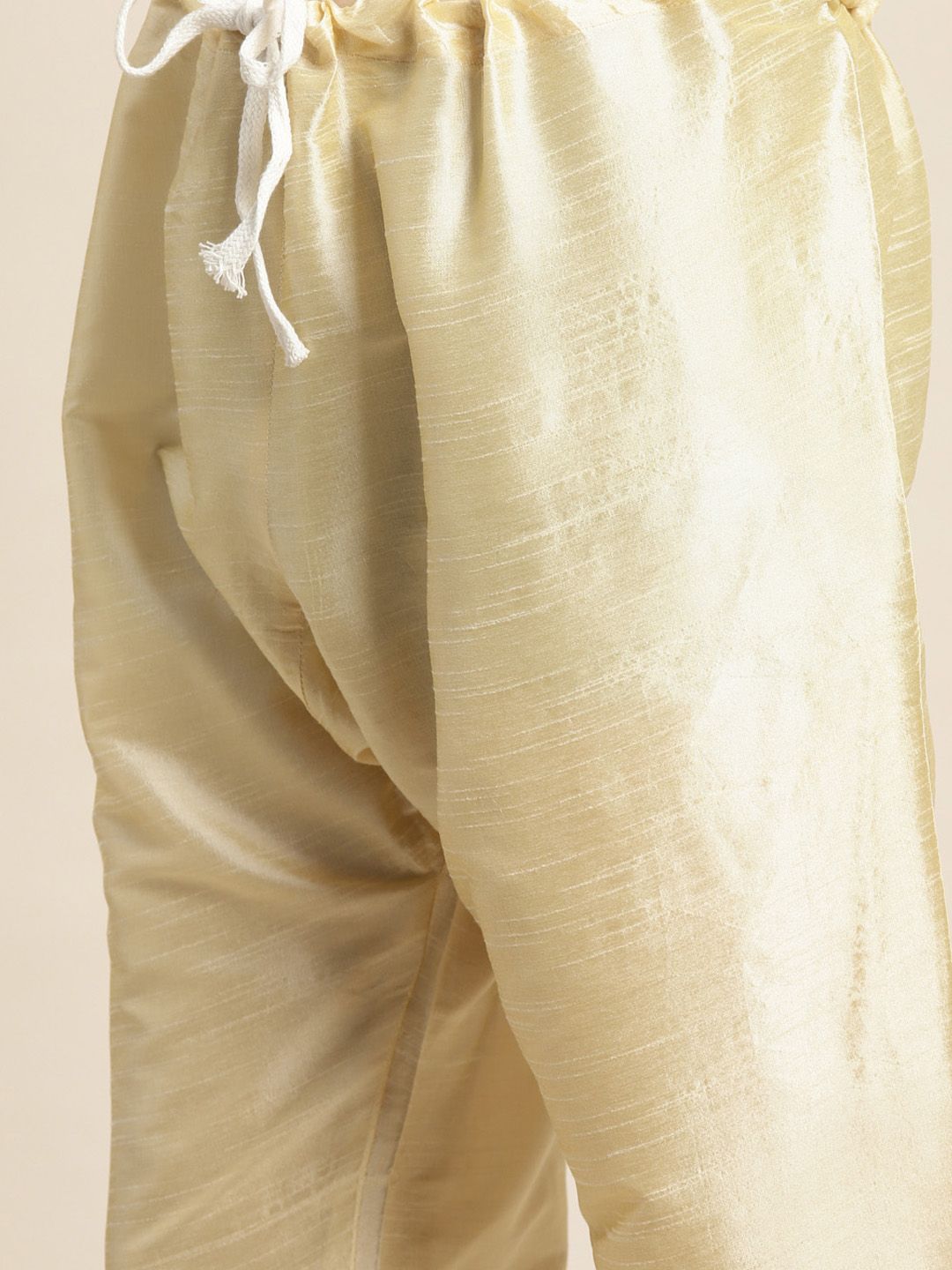SOJANYA Men Kurta with Churidar & Woven Design Nehru Jacket